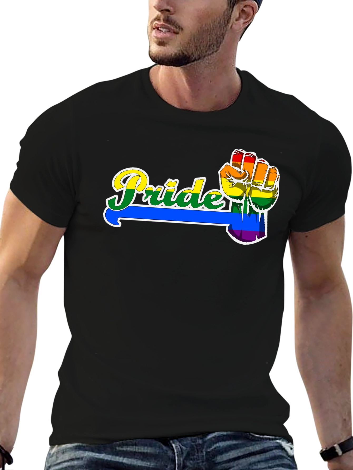 Pride Fist Graphic T-Shirt - LGBTQ+ Pride Month Tee