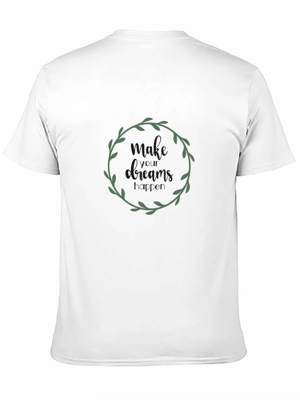 Make Your Dreams Happen Black Graphic Tee