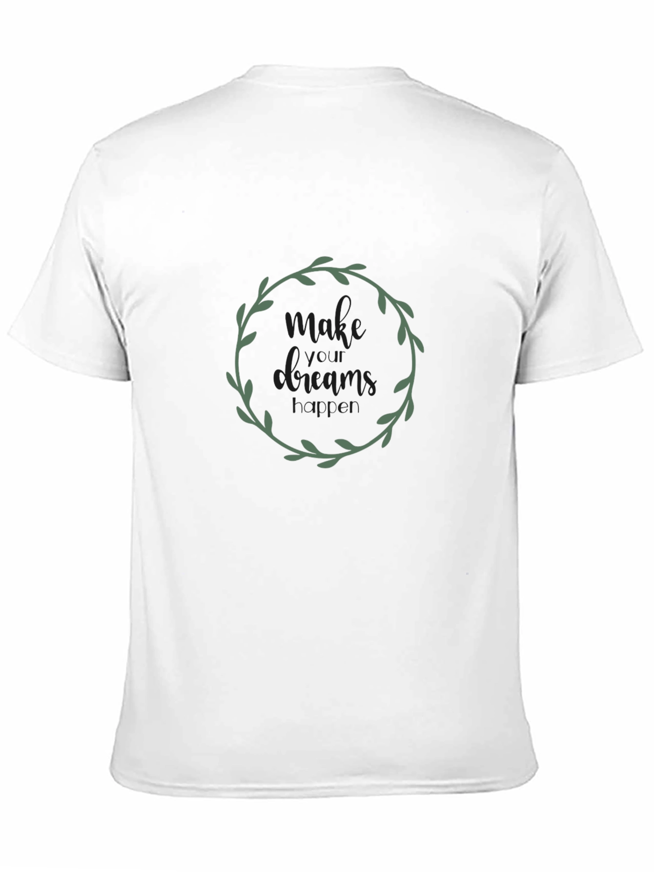 Make Your Dreams Happen Black Graphic Tee