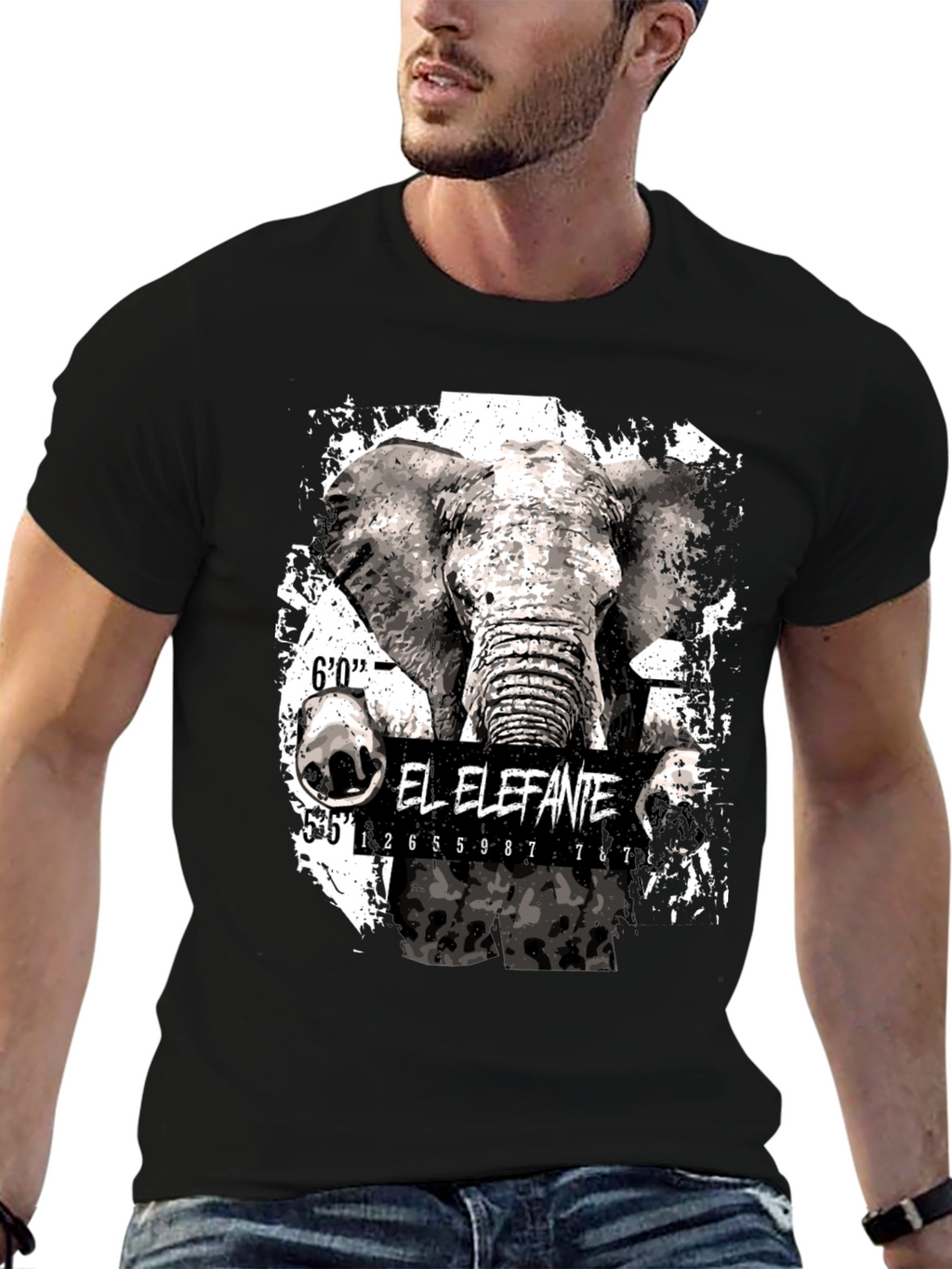 El Elefante Graphic Print T-Shirt