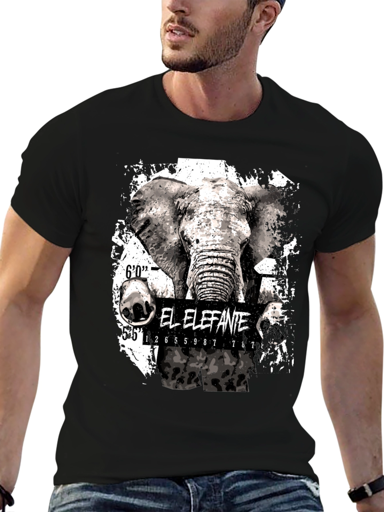 El Elefante Graphic Print T-Shirt
