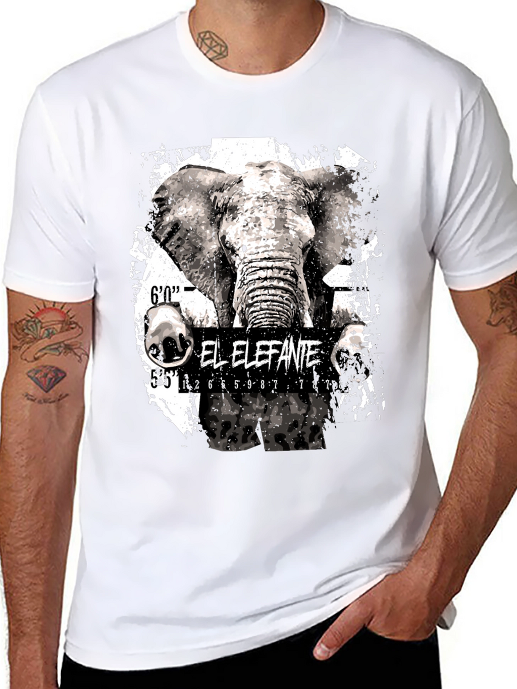 El Elefante Graphic Print T-Shirt