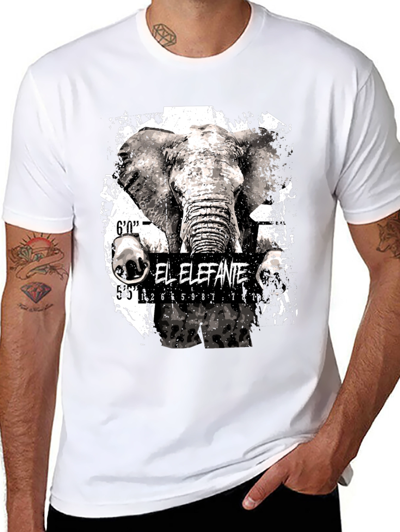 El Elefante Graphic Print T-Shirt