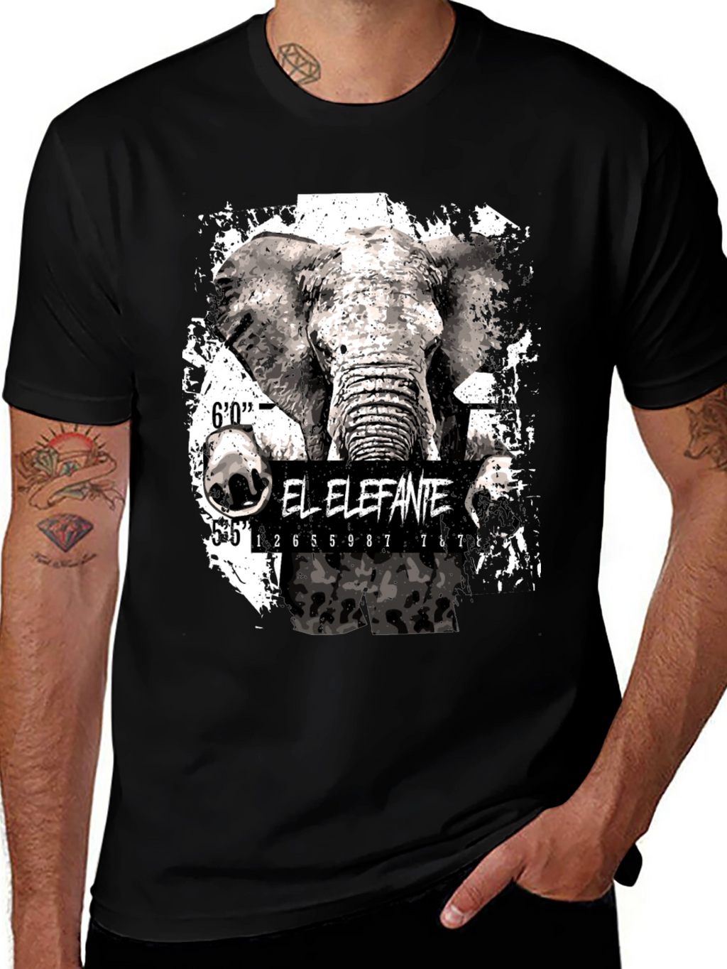El Elefante Graphic Print T-Shirt