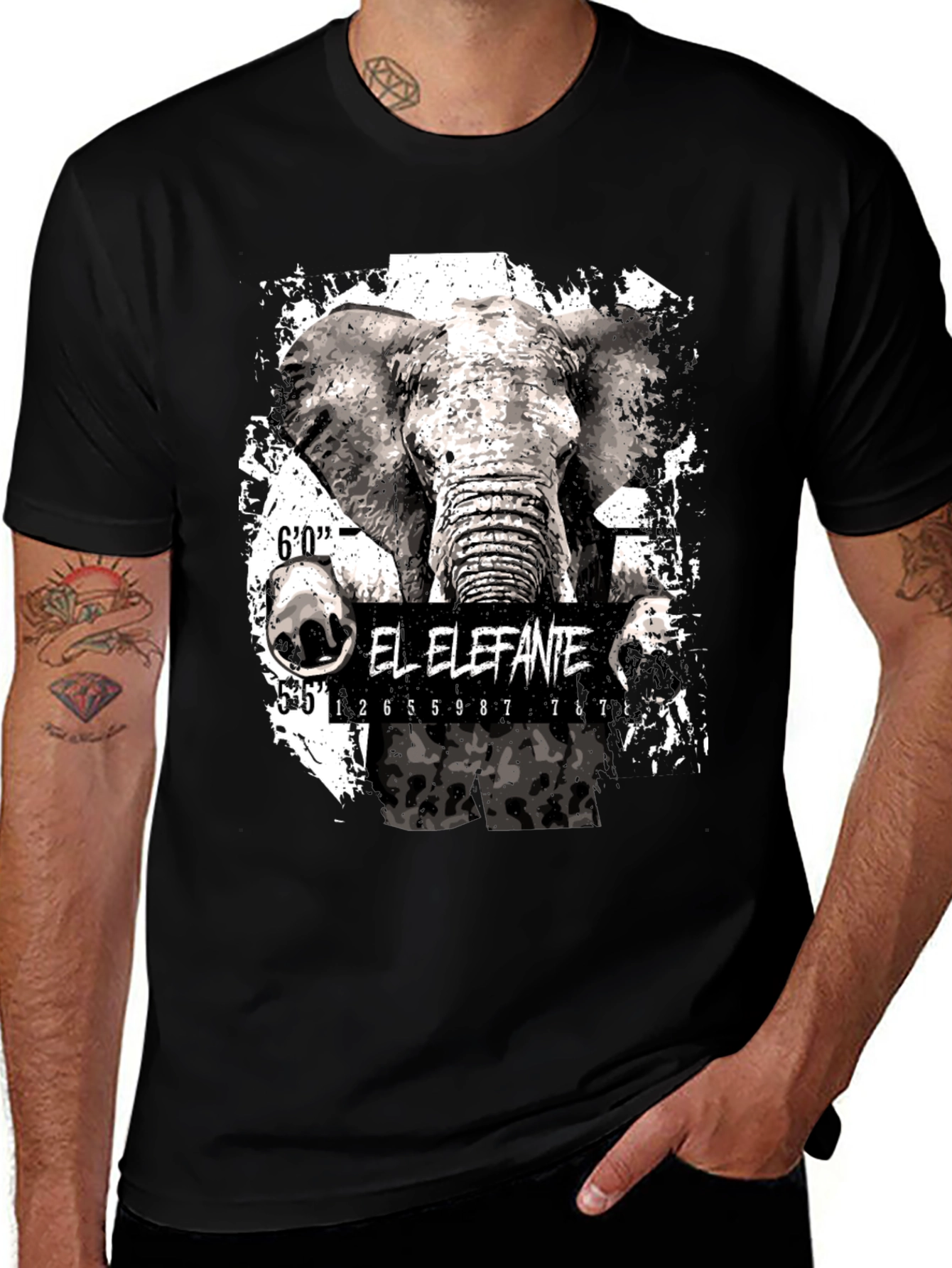 El Elefante Graphic Print T-Shirt