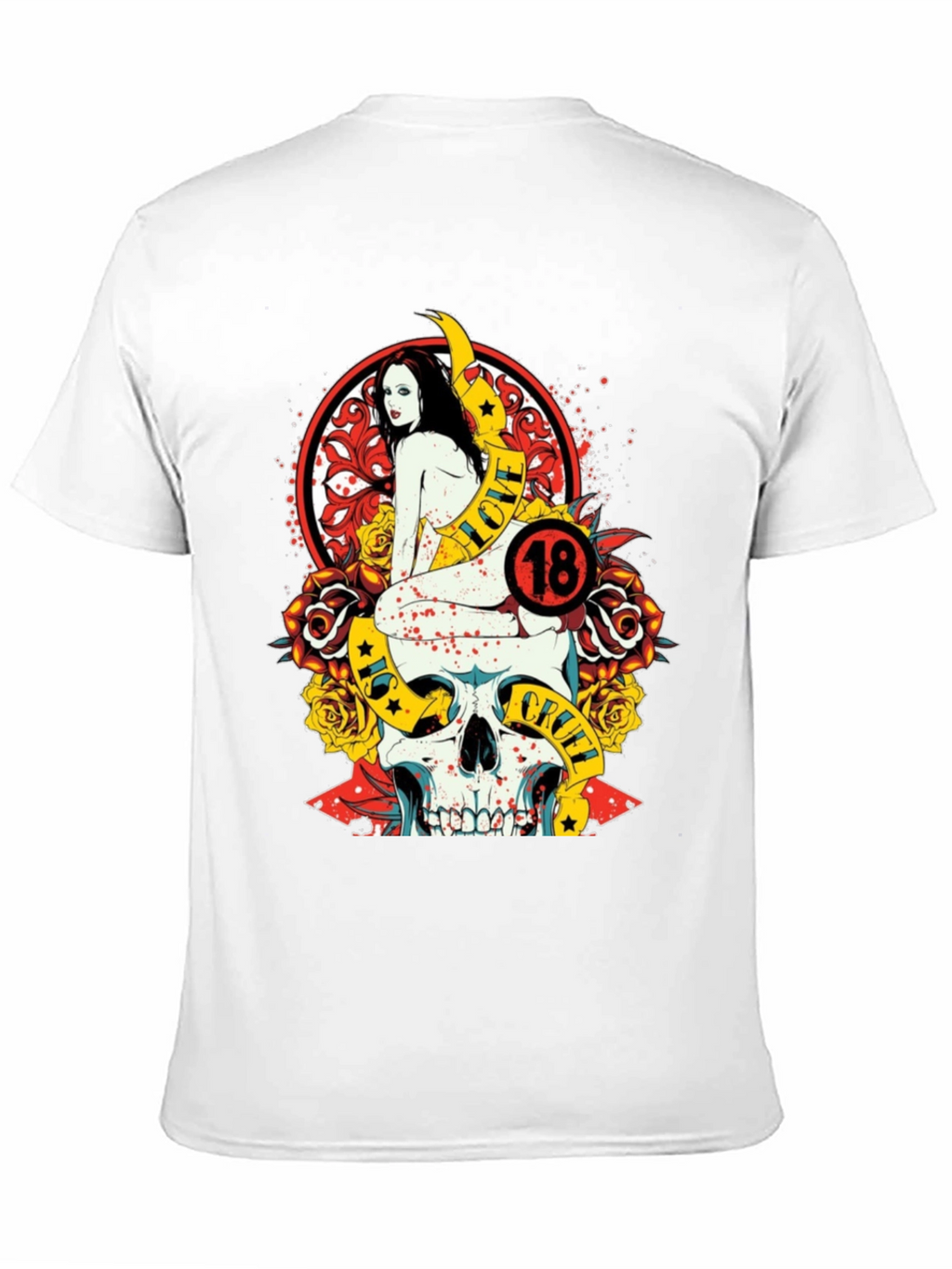 Skull & Roses Graphic Tee