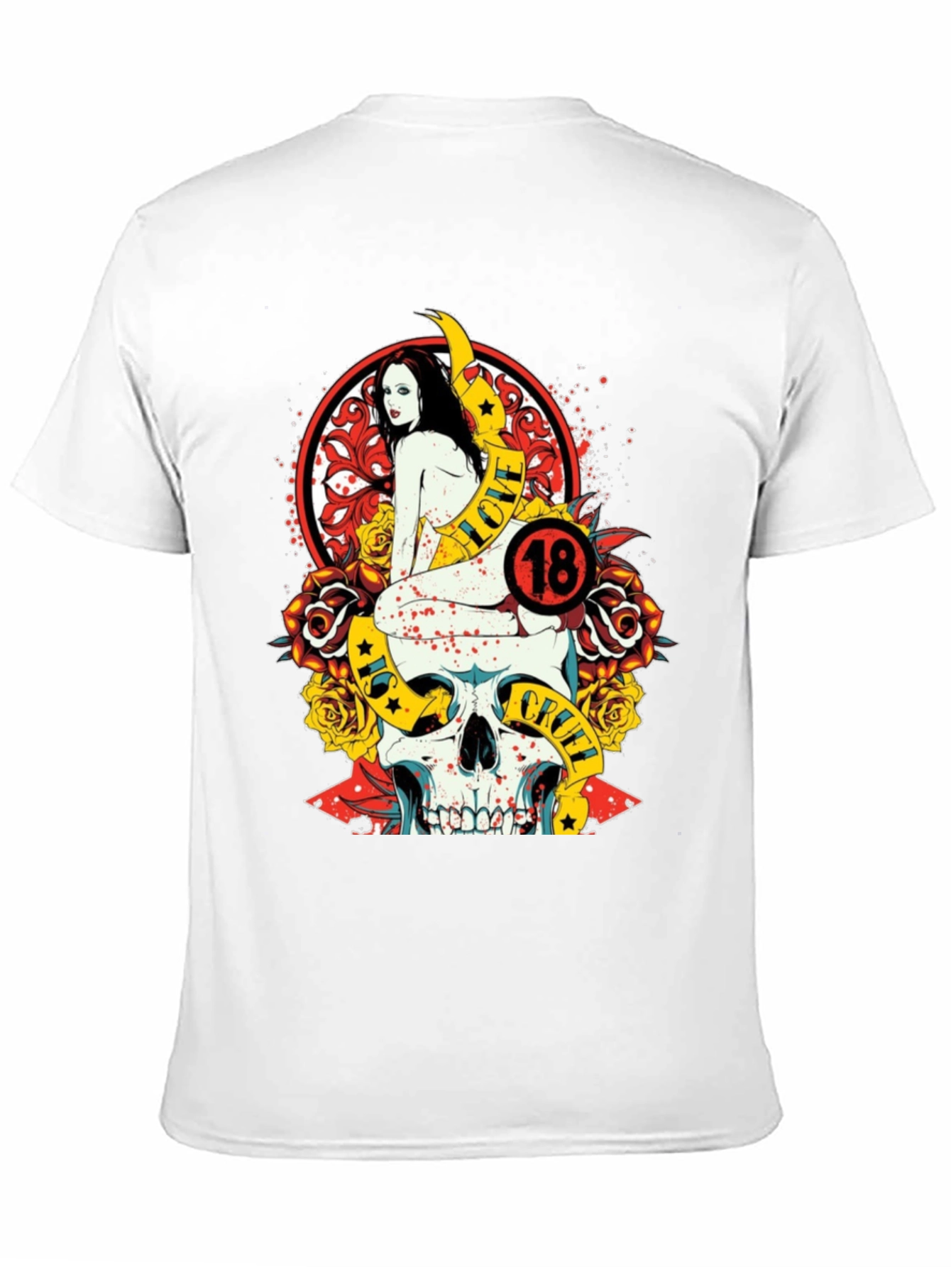 Skull & Roses Graphic Tee