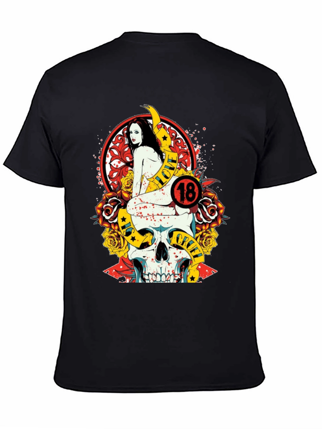Skull & Roses Graphic Tee