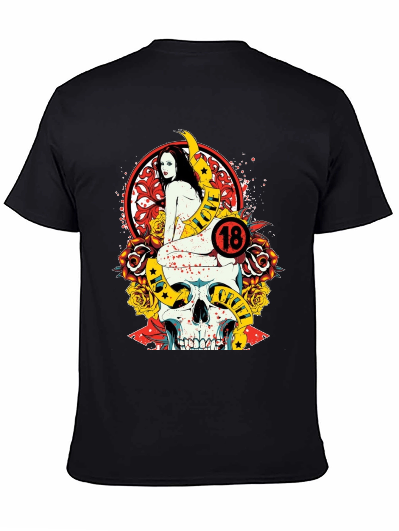 Skull & Roses Graphic Tee