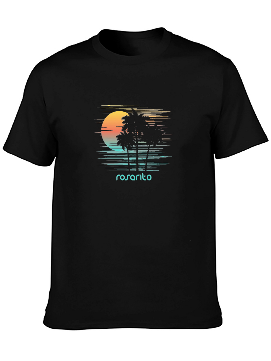 Rosarito Palm Sunset Graphic Tee