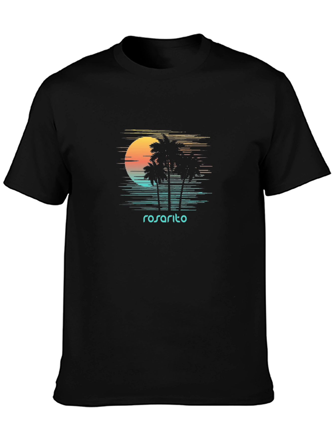 Rosarito Palm Sunset Graphic Tee