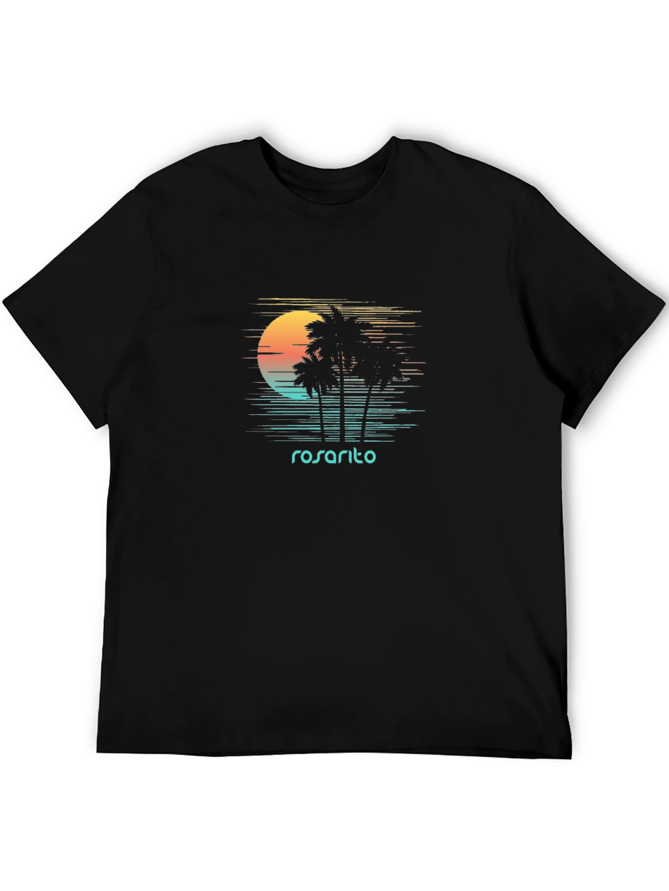 Rosarito Palm Sunset Graphic Tee