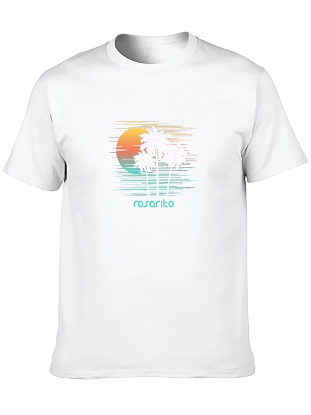 Rosarito Palm Sunset Graphic Tee
