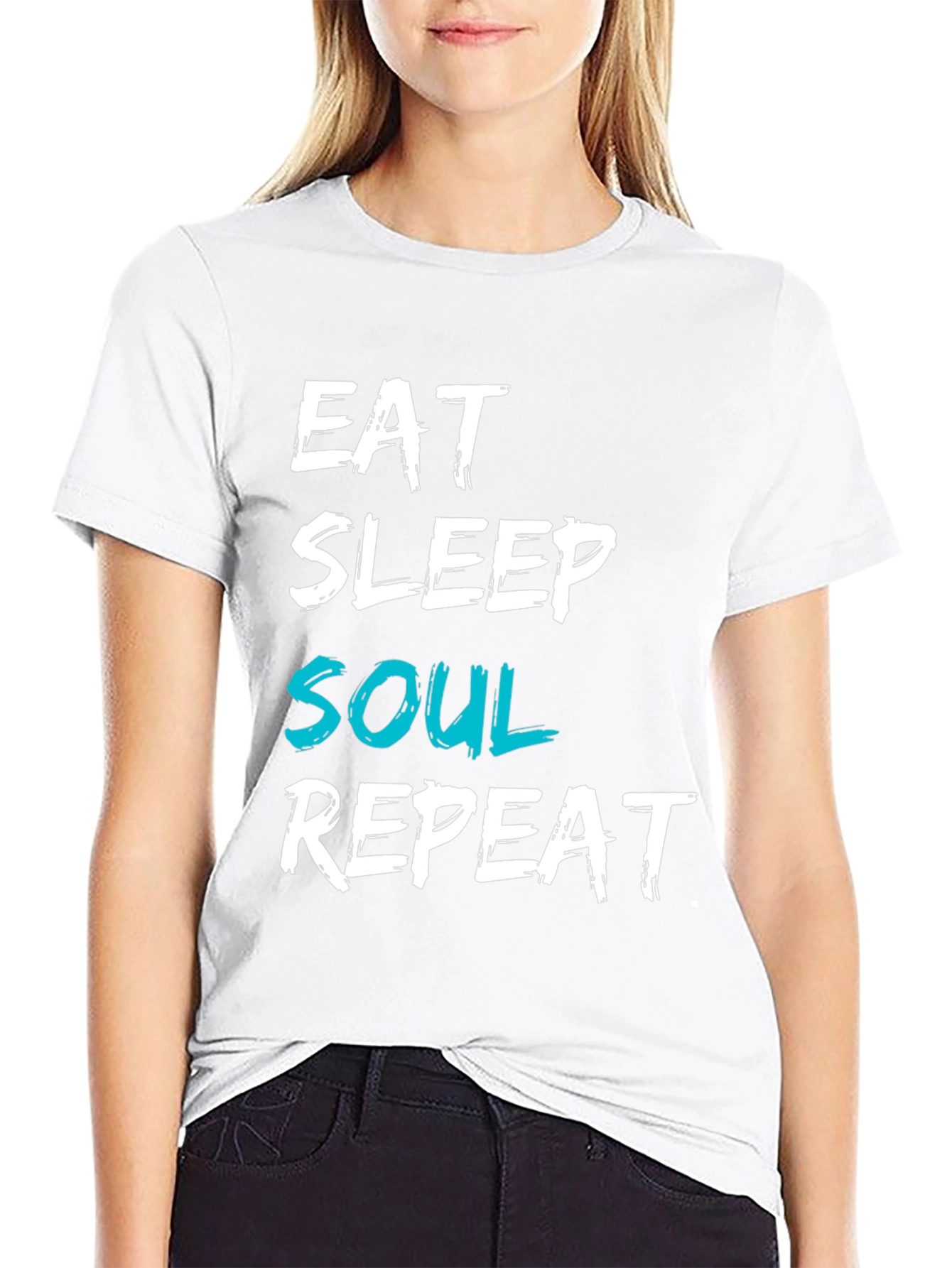 Eat Sleep Soul Repeat Graphic T-Shirt