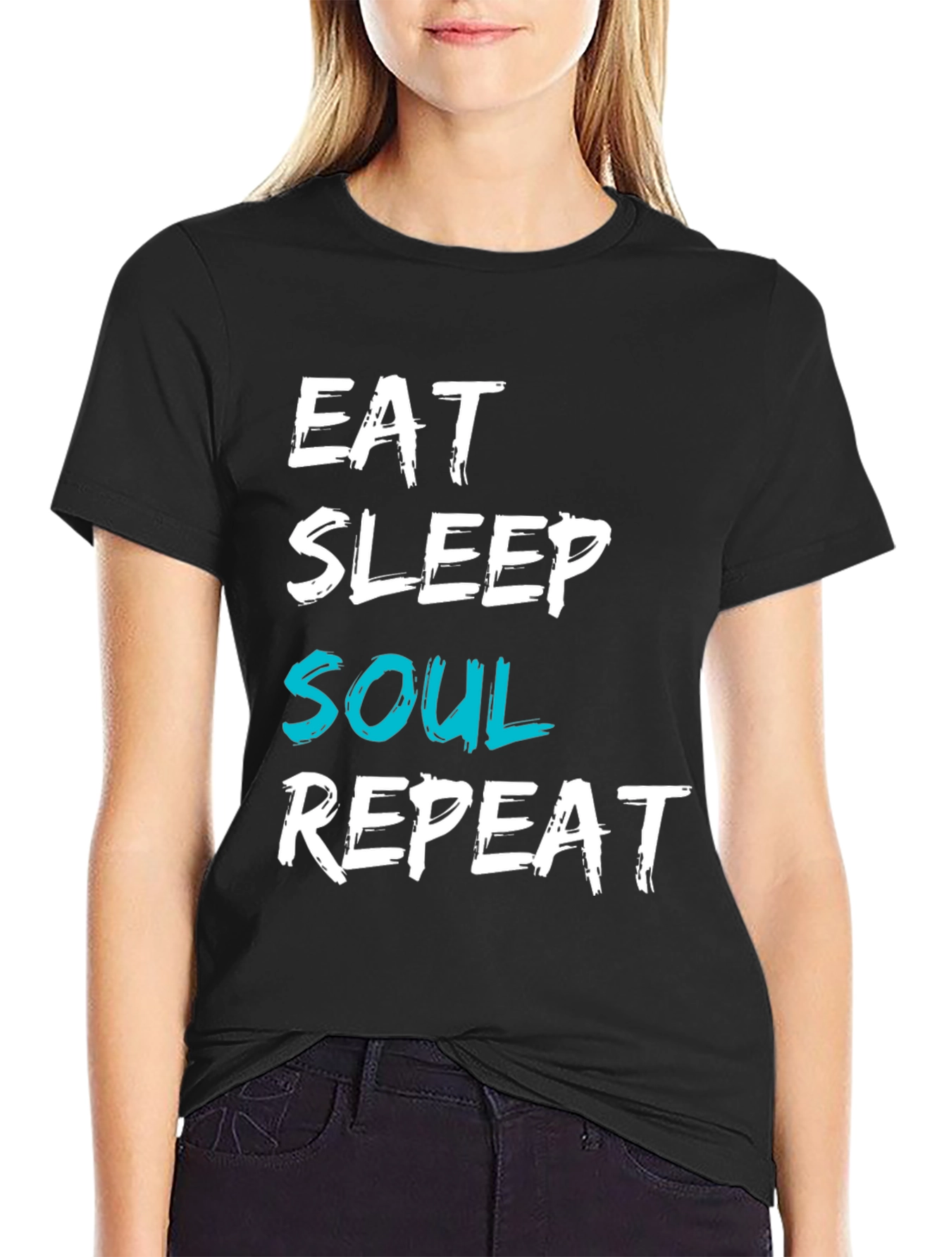 Eat Sleep Soul Repeat Graphic T-Shirt