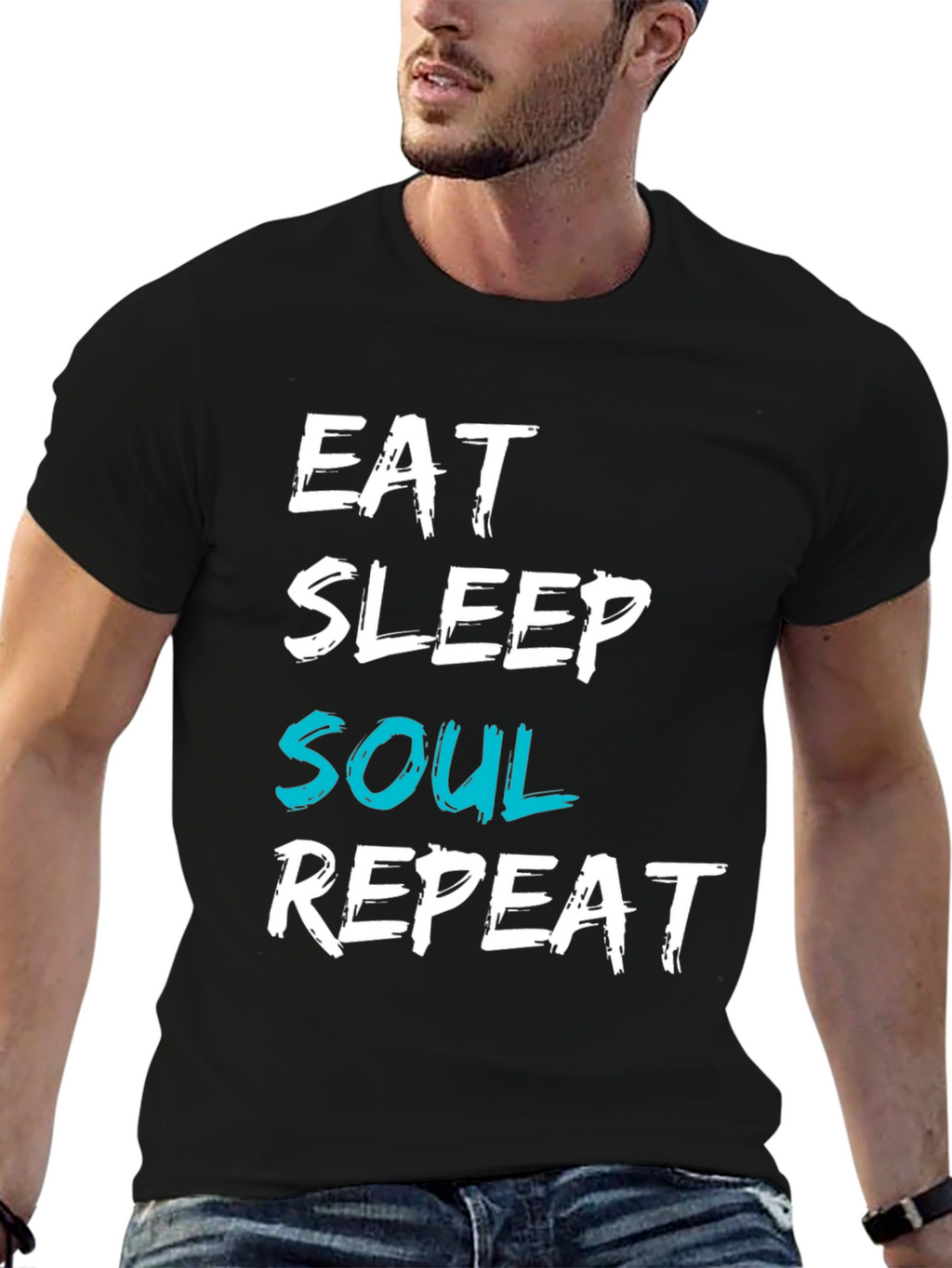Eat Sleep Soul Repeat Graphic T-Shirt