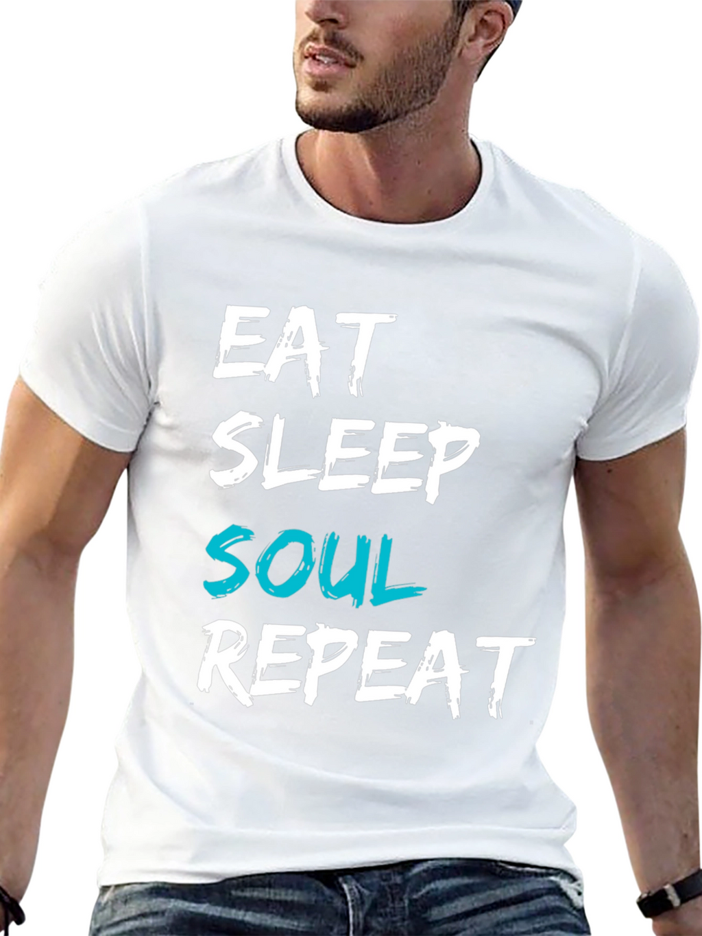 Eat Sleep Soul Repeat Graphic T-Shirt