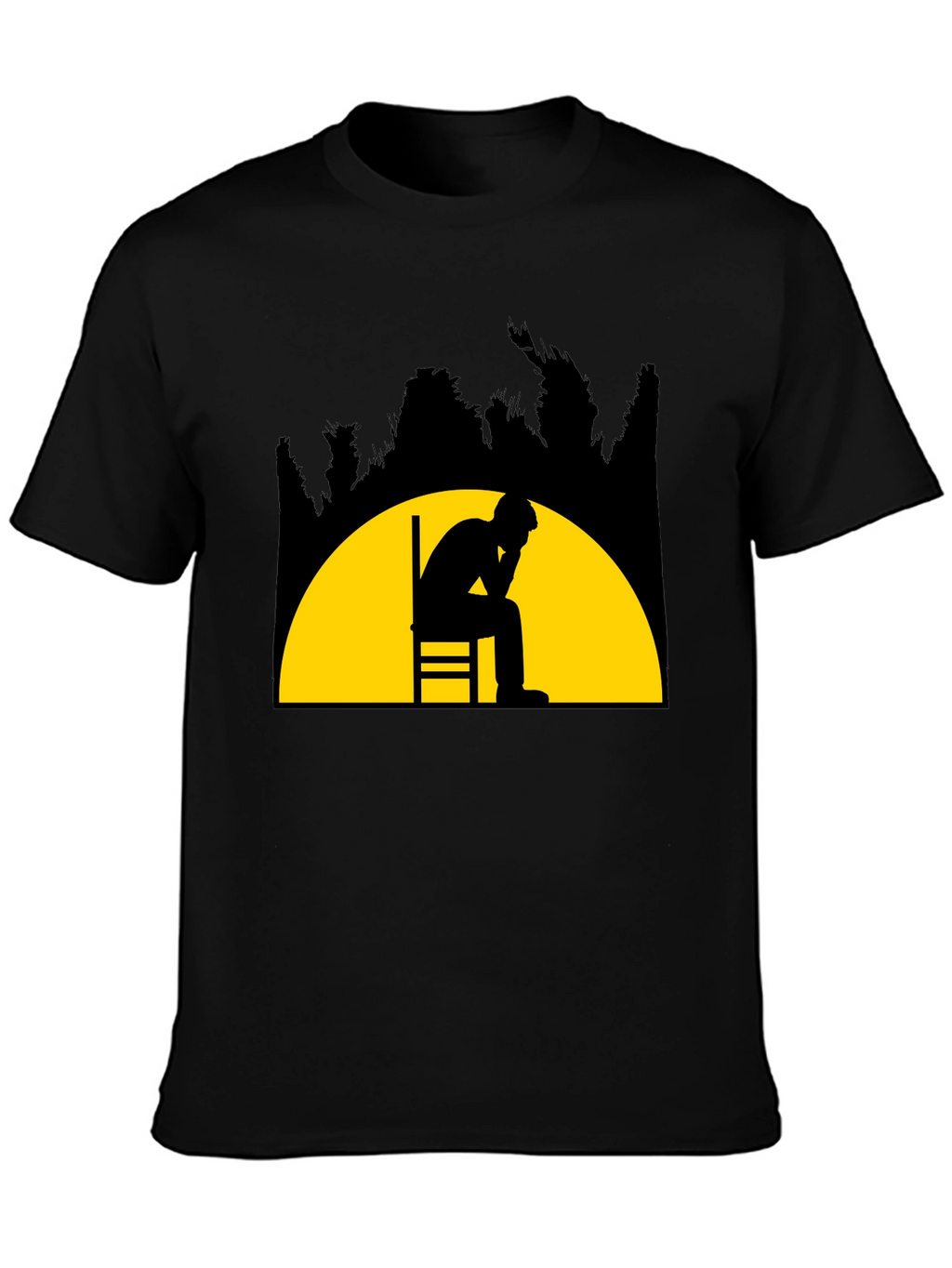 Contemplative Silhouette T-Shirt