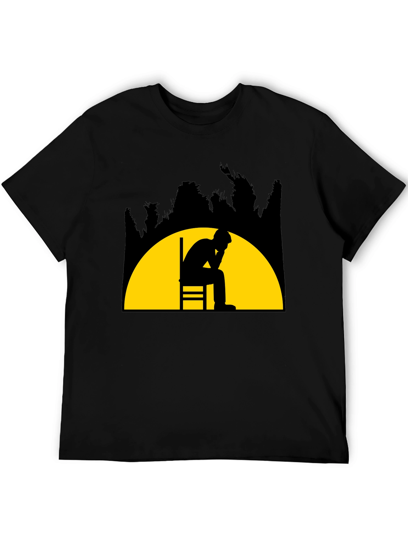 Contemplative Silhouette T-Shirt