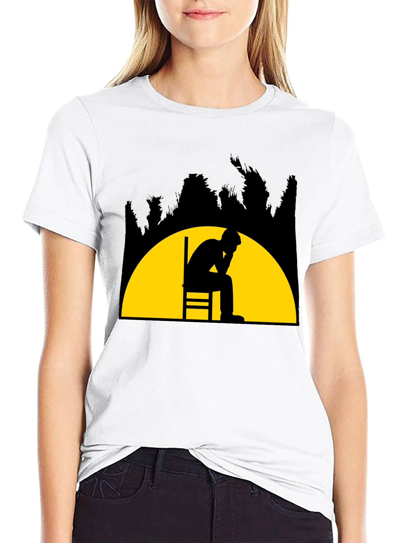 Contemplative Silhouette T-Shirt