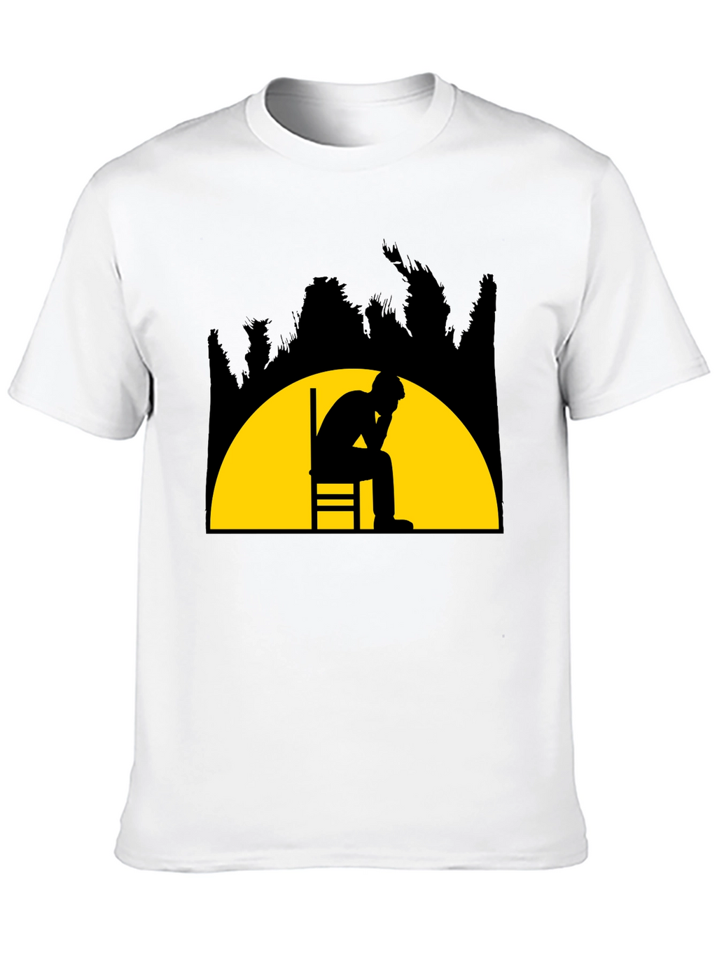 Contemplative Silhouette T-Shirt