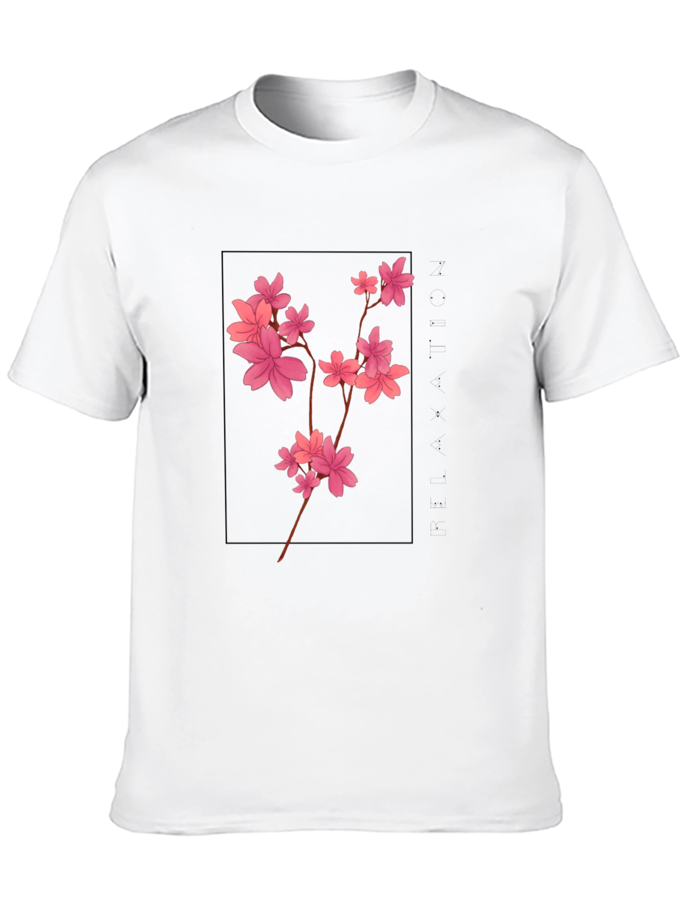 Cherry Blossom T-Shirt - Black Graphic Tee