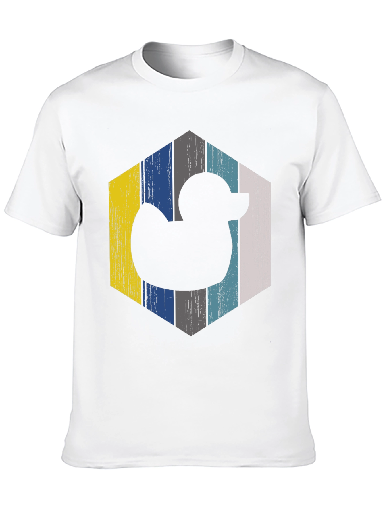 Retro Duck Hexagon T-Shirt
