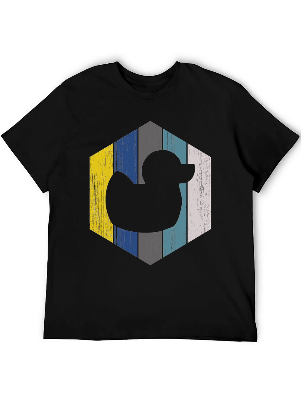 Retro Duck Hexagon T-Shirt