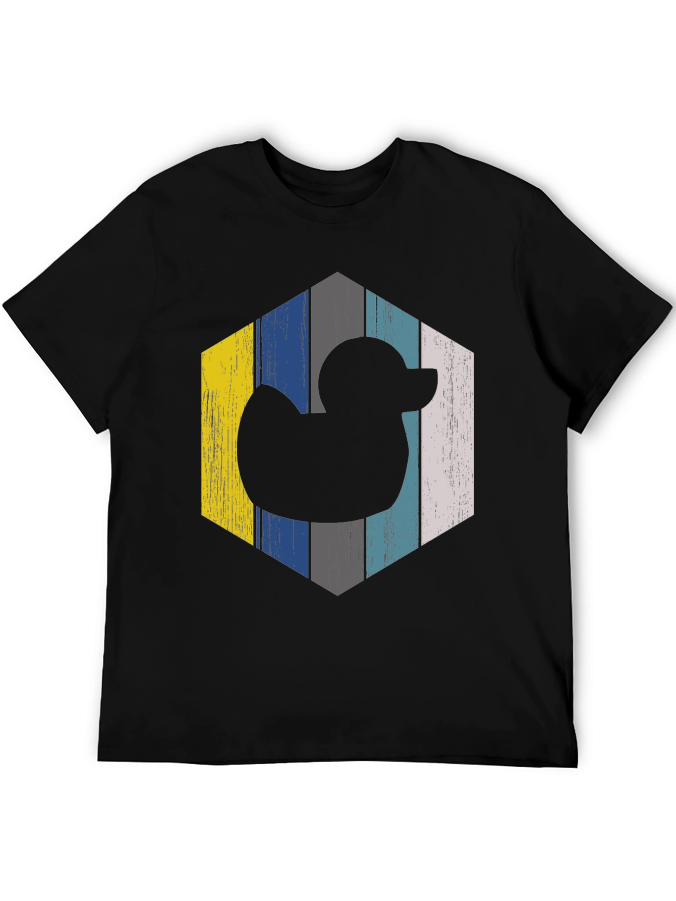 Retro Duck Hexagon T-Shirt