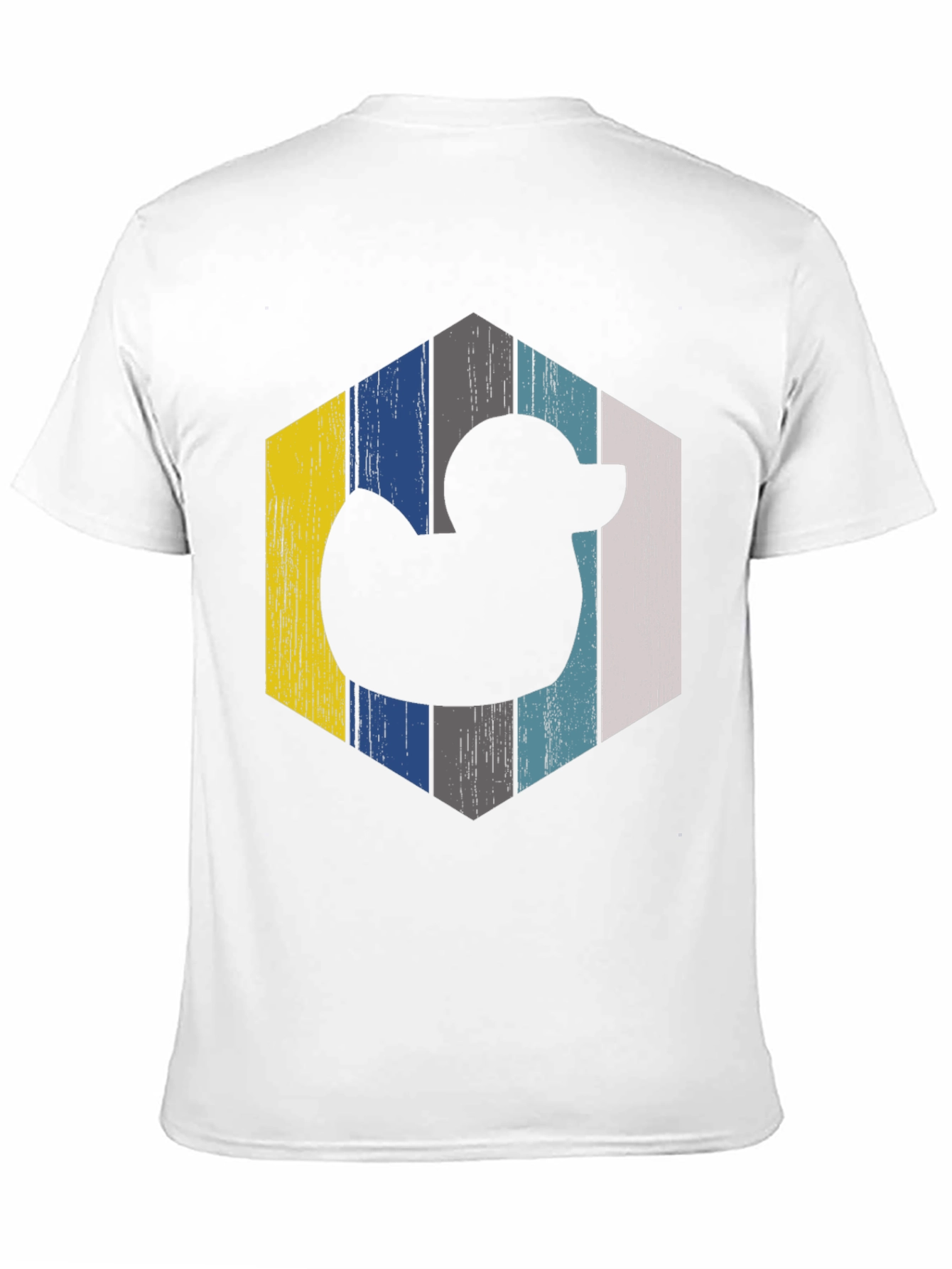 Retro Duck Hexagon T-Shirt