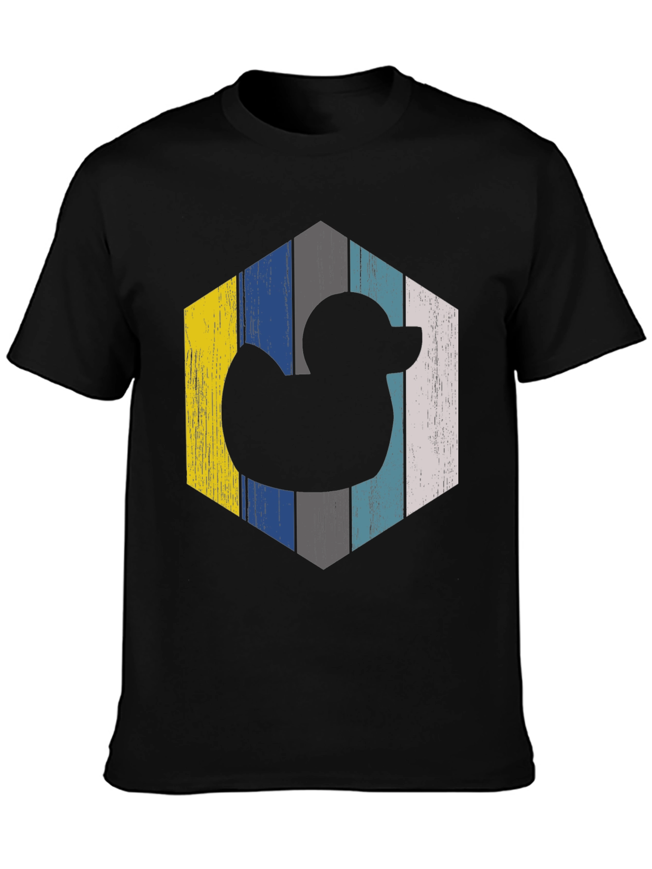 Retro Duck Hexagon T-Shirt