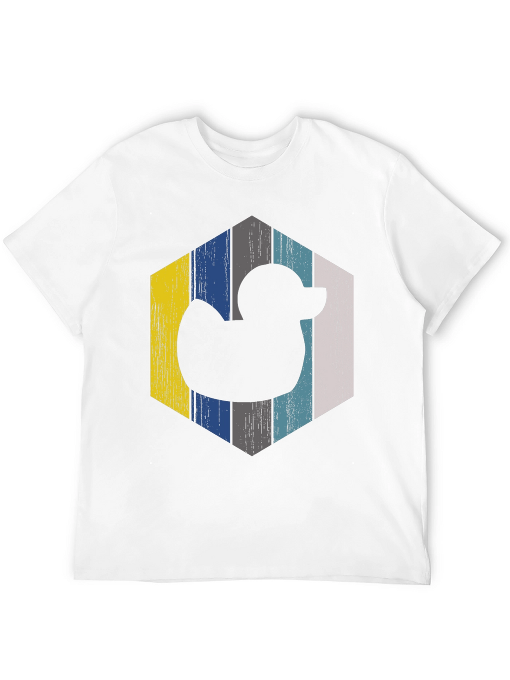 Retro Duck Hexagon T-Shirt