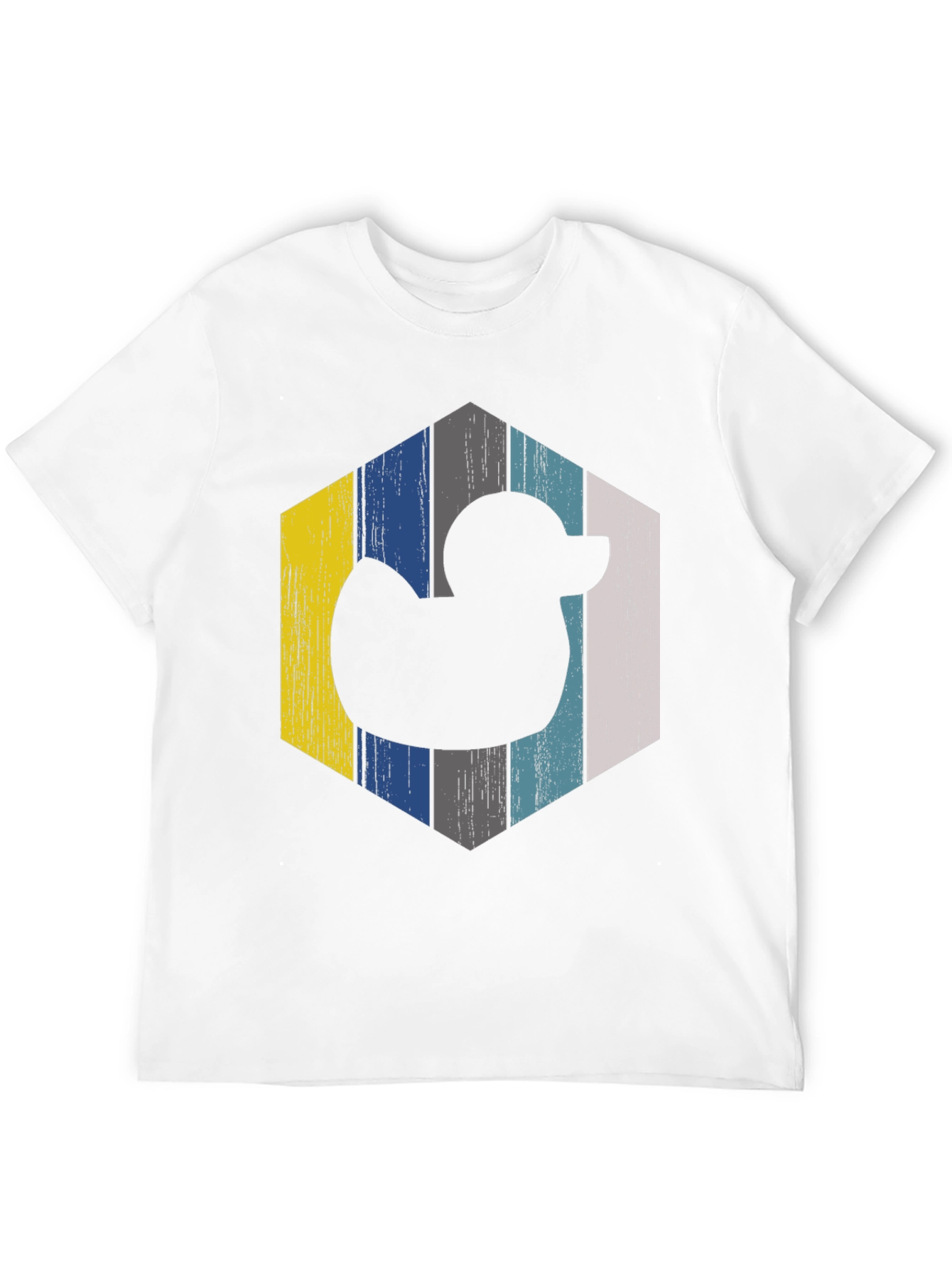 Retro Duck Hexagon T-Shirt