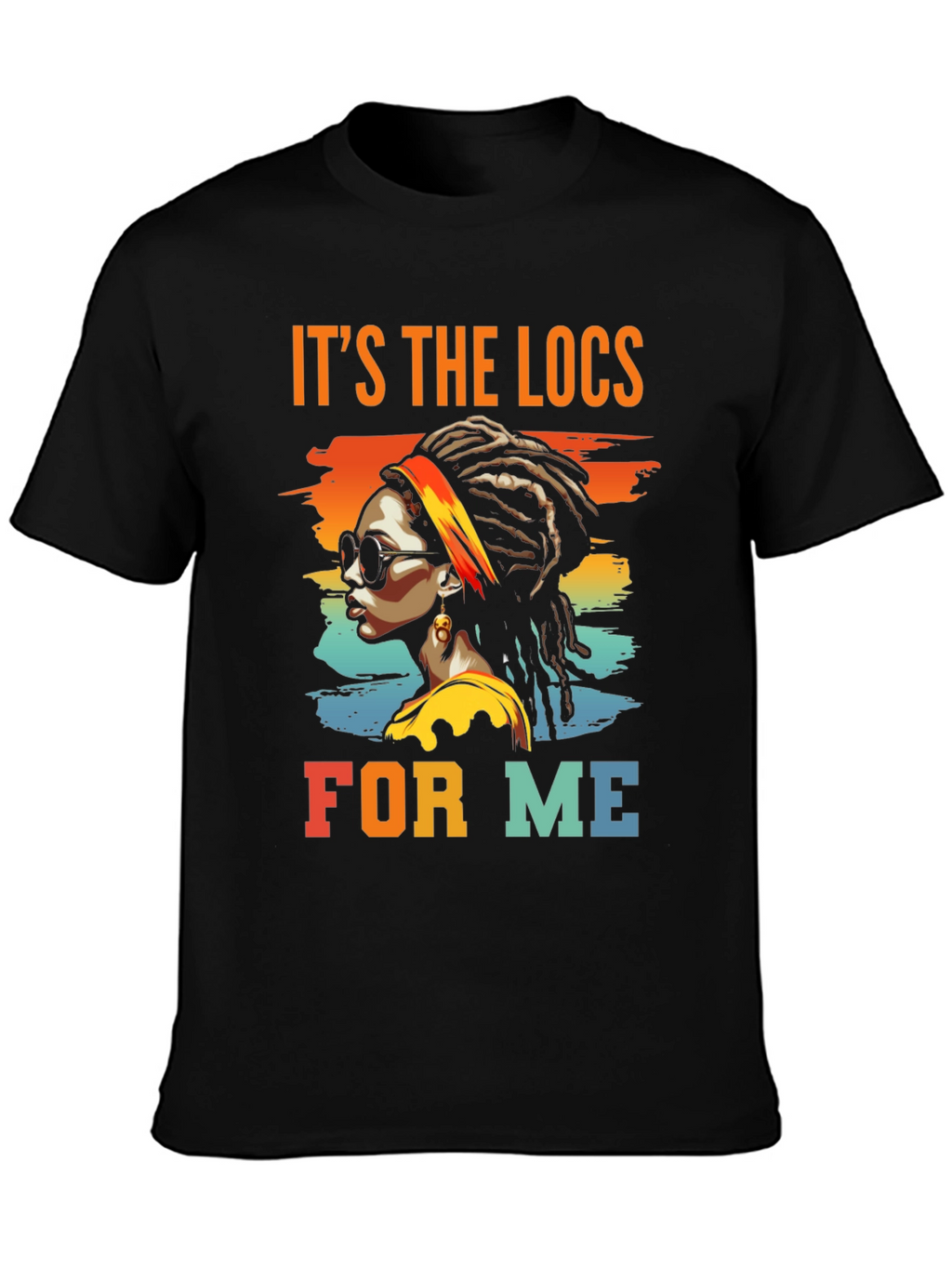 Retro Locs T-Shirt - Stylish Unisex Tee