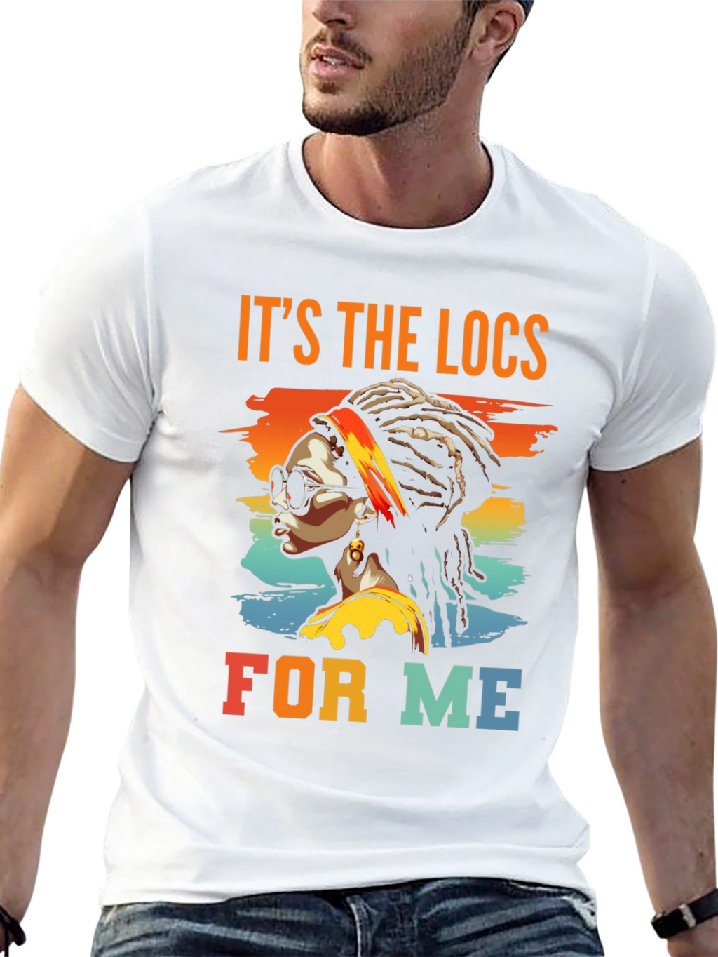 Retro Locs T-Shirt - Stylish Unisex Tee