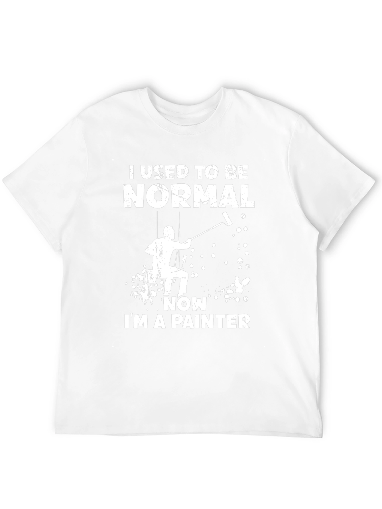 I Used to be Normal Painter T-Shirt - Black
