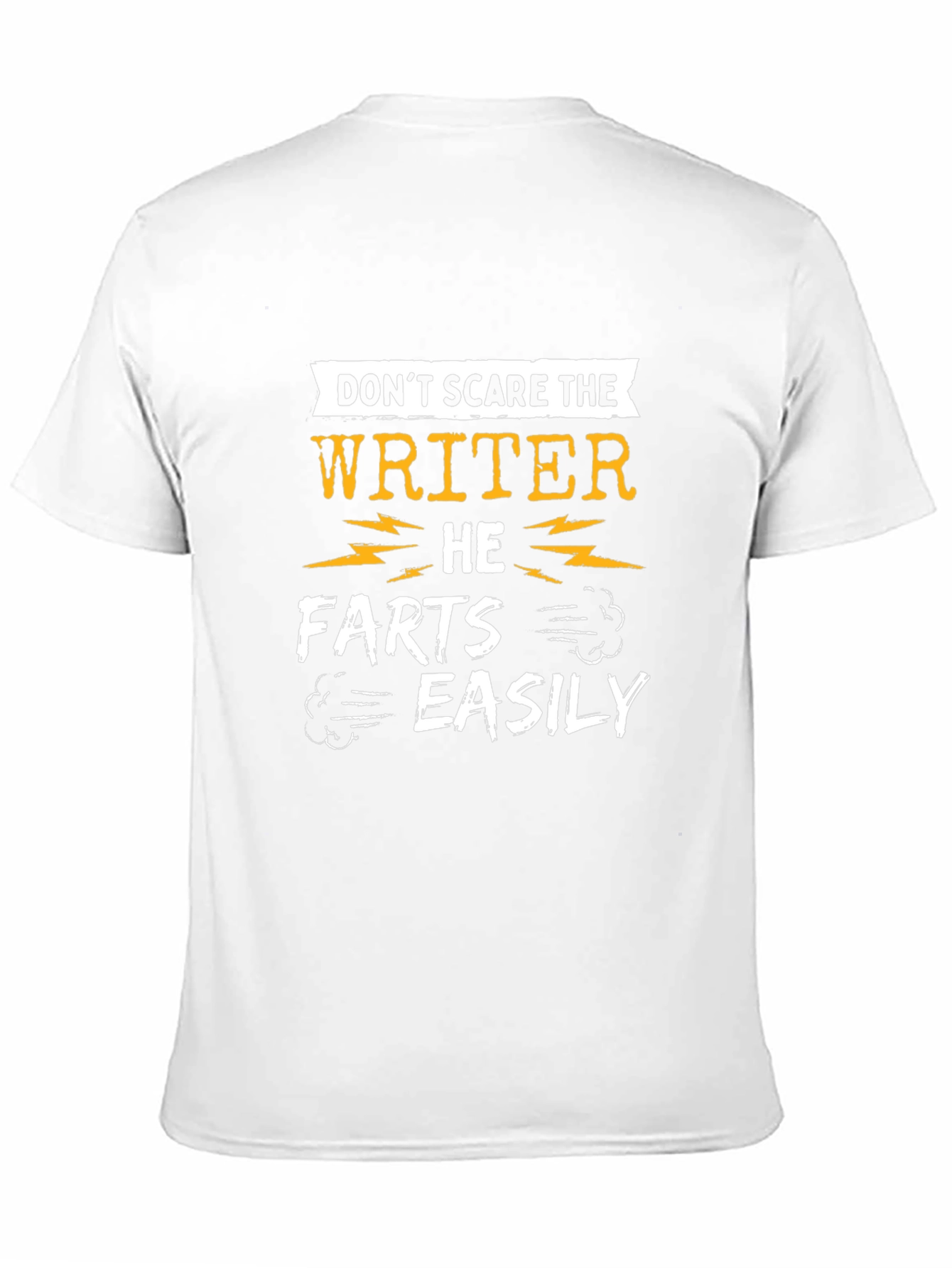 Writer Humor T-Shirt: Dont Scare the Writer!