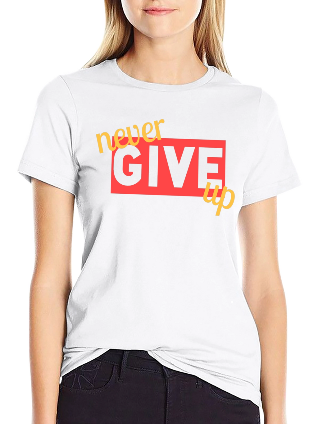 Never Give Up Graphic Tee