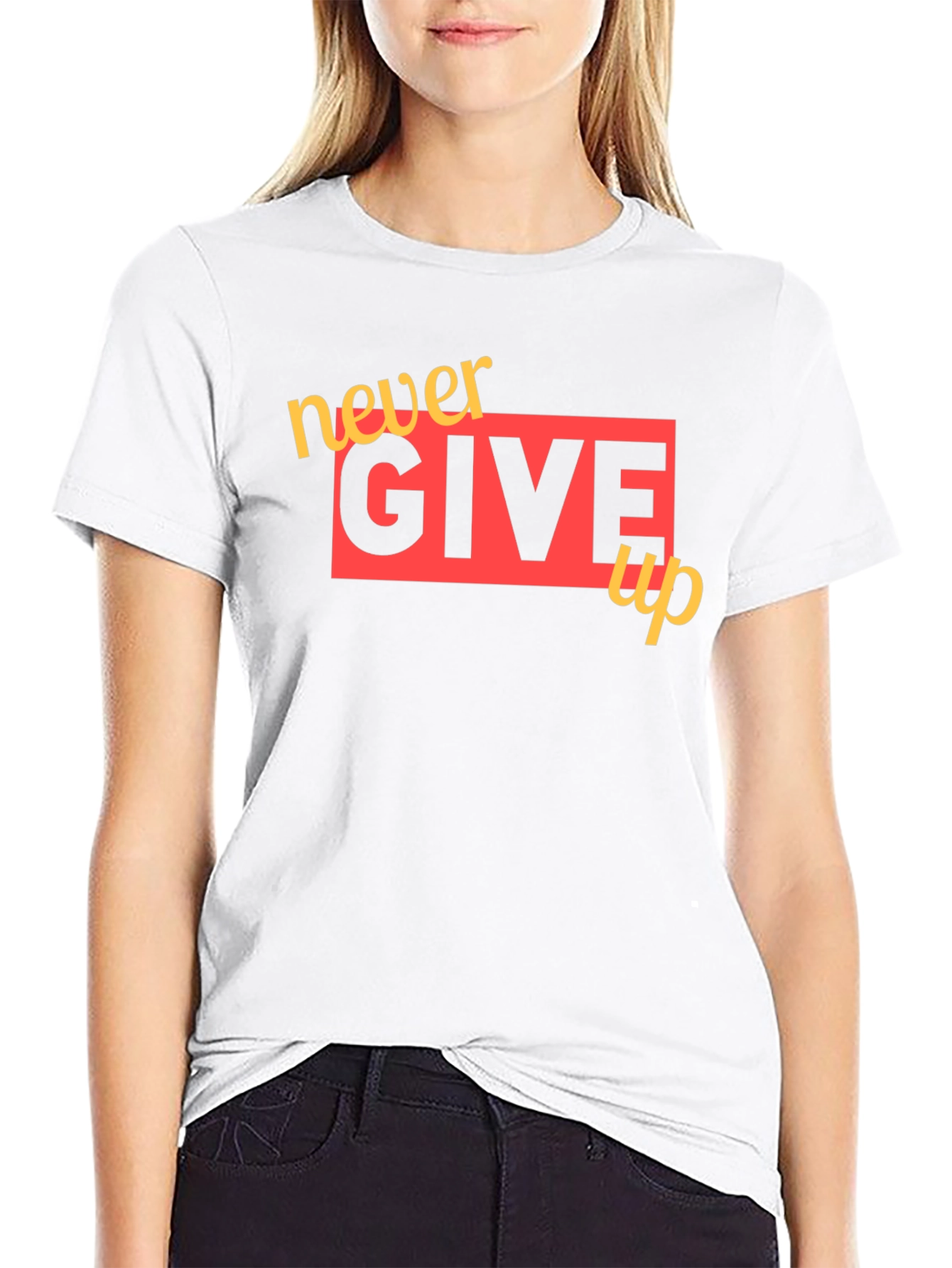 Never Give Up Graphic Tee