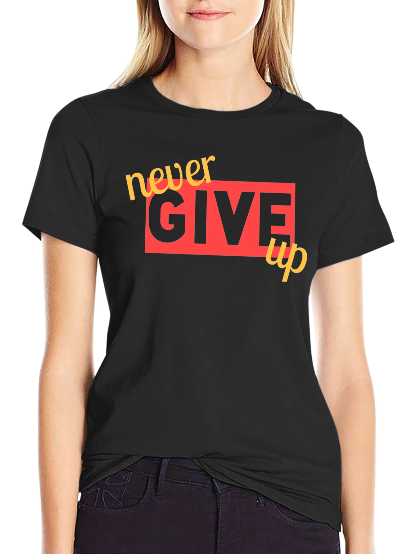 Never Give Up Graphic Tee