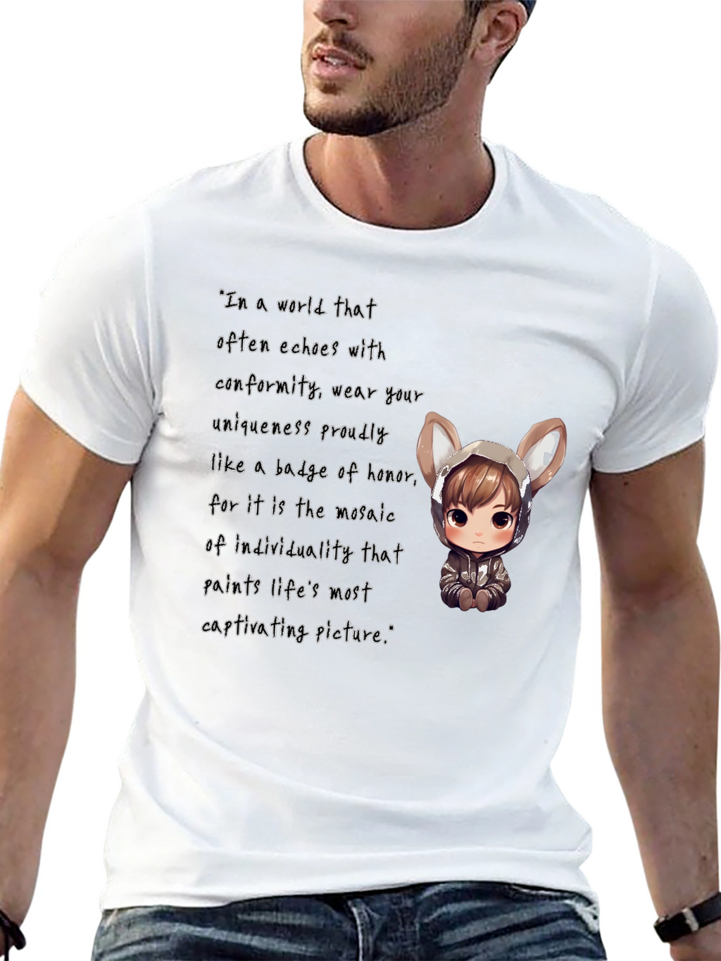 Unique Individuality Graphic T-Shirt