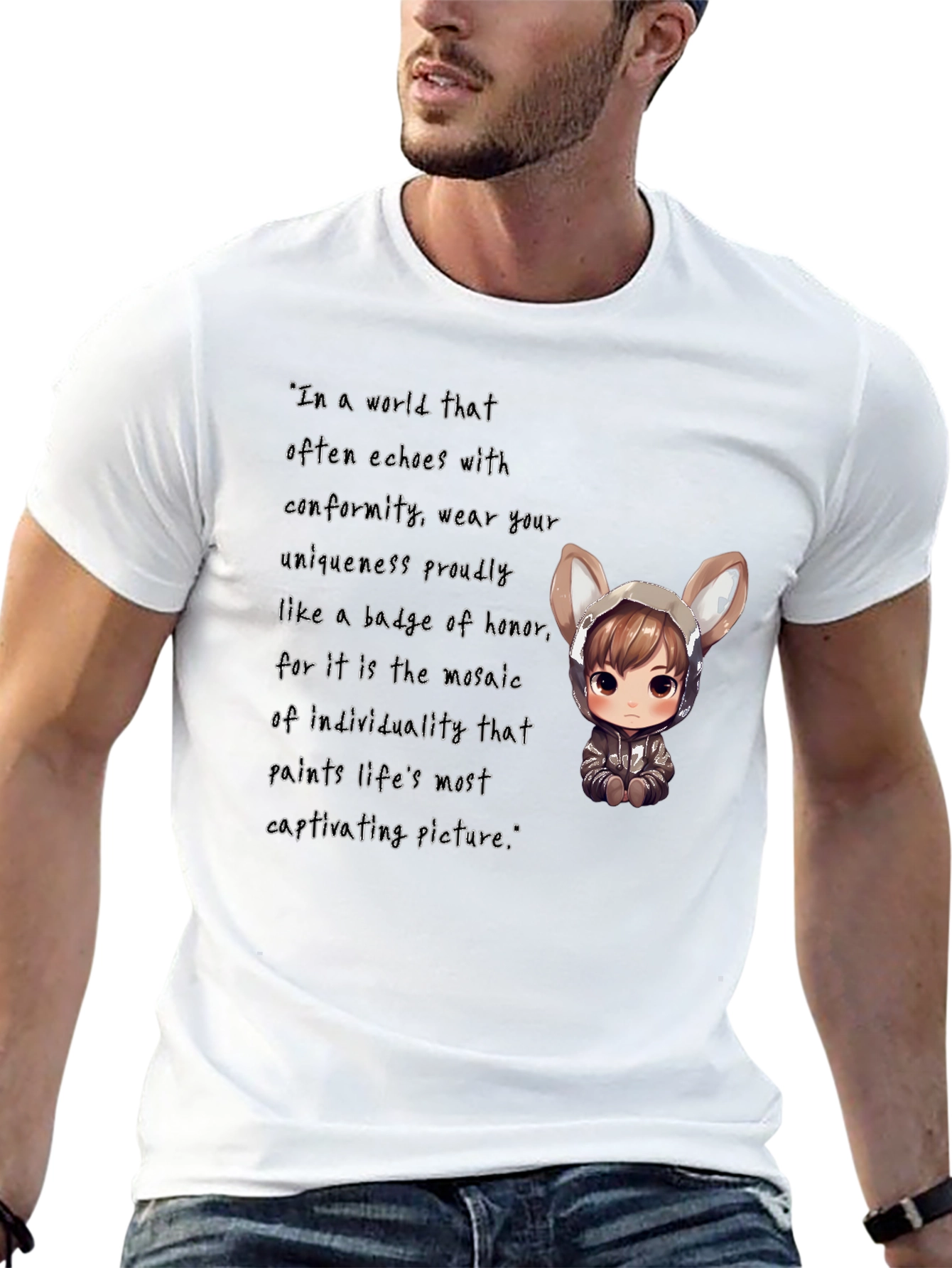 Unique Individuality Graphic T-Shirt