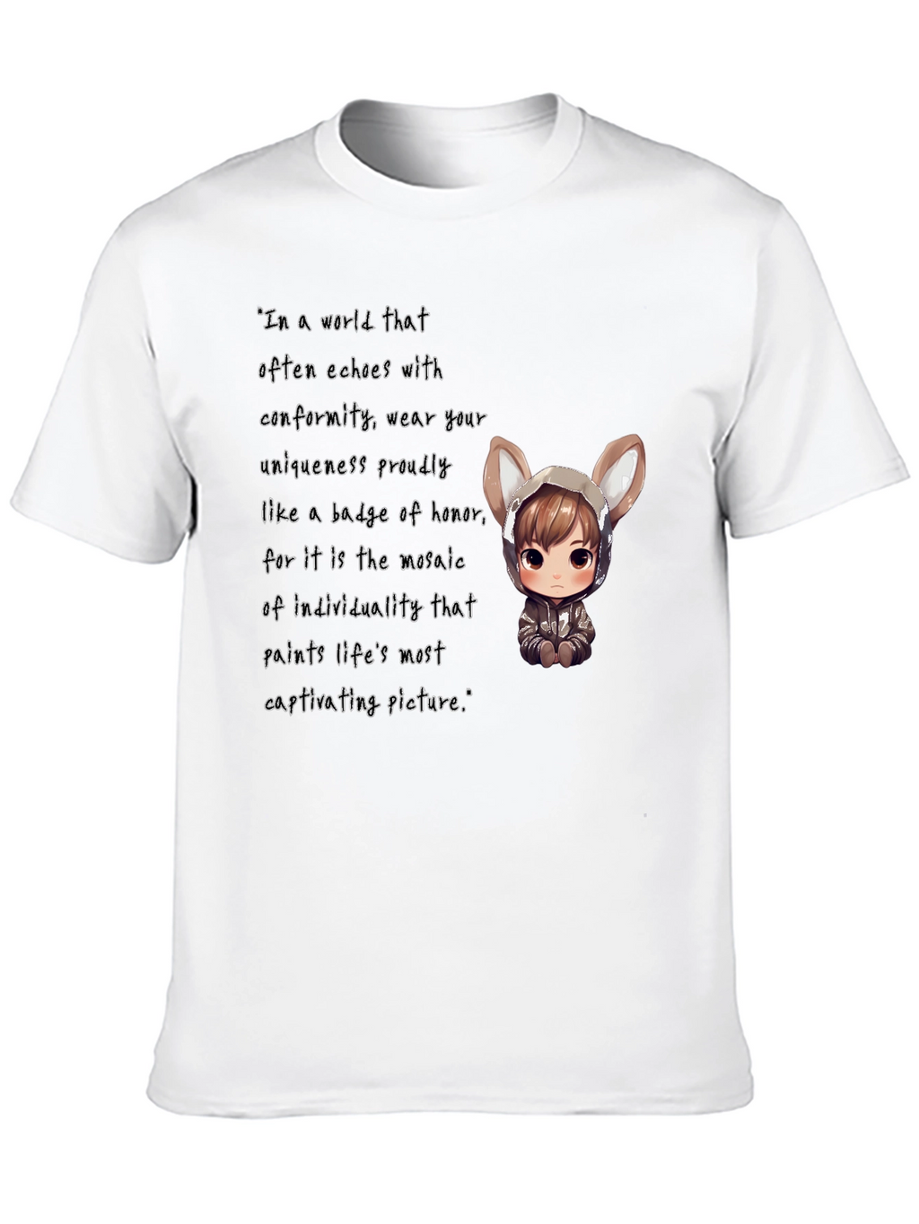 Unique Individuality Graphic T-Shirt