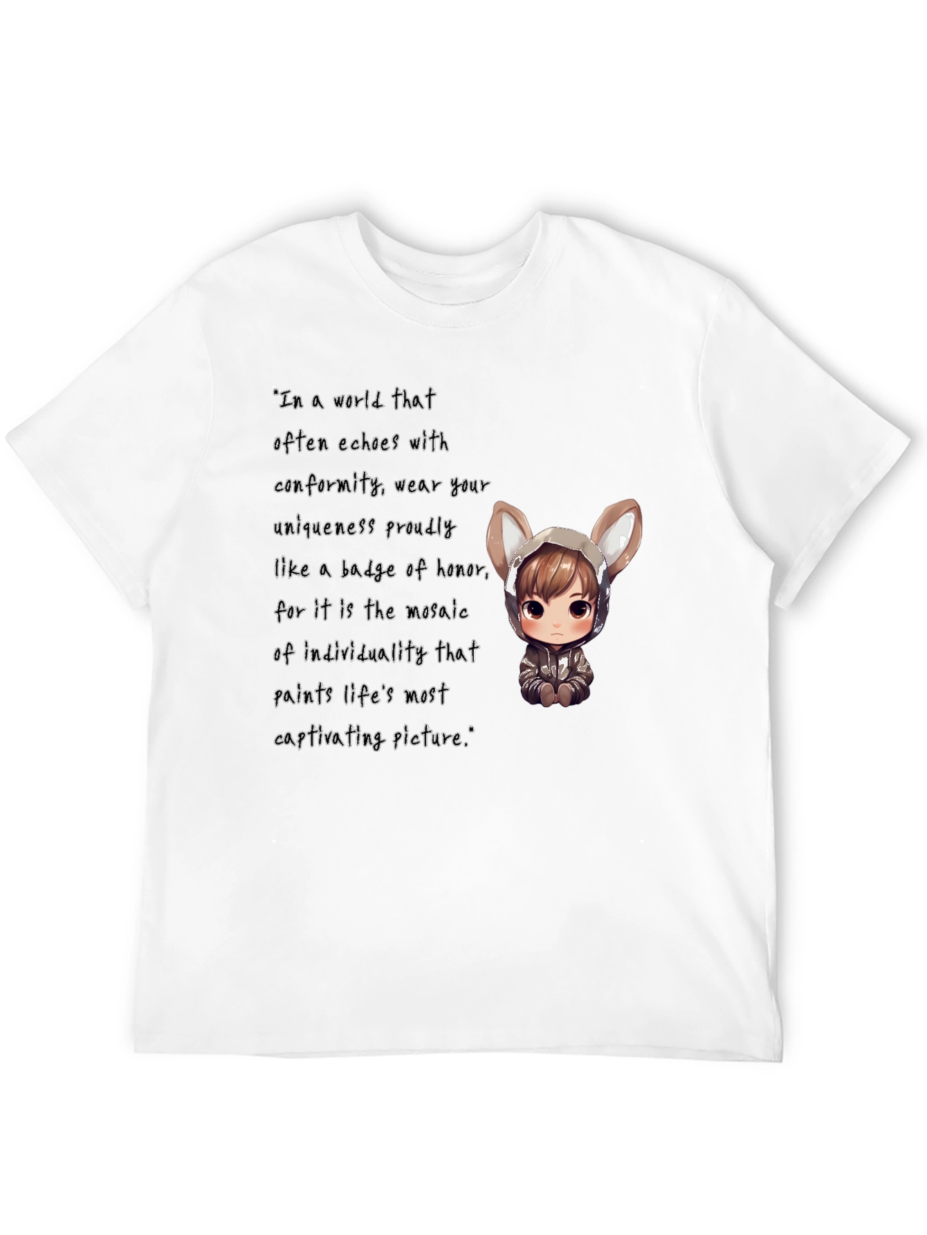 Unique Individuality Graphic T-Shirt