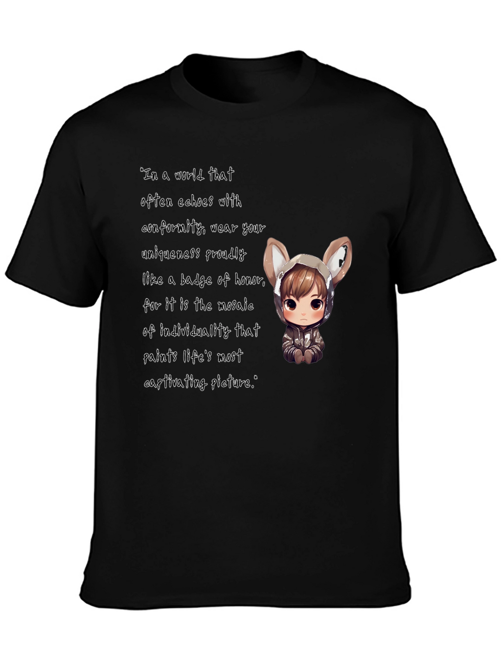 Unique Individuality Graphic T-Shirt