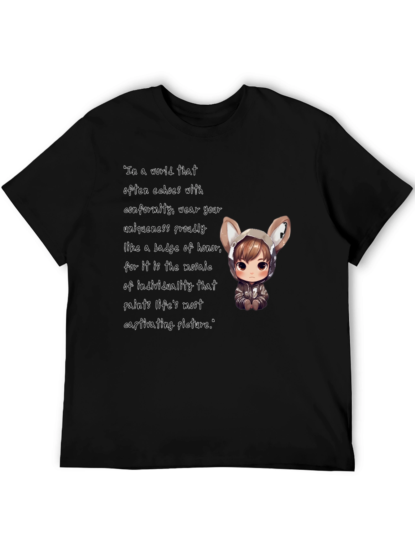 Unique Individuality Graphic T-Shirt