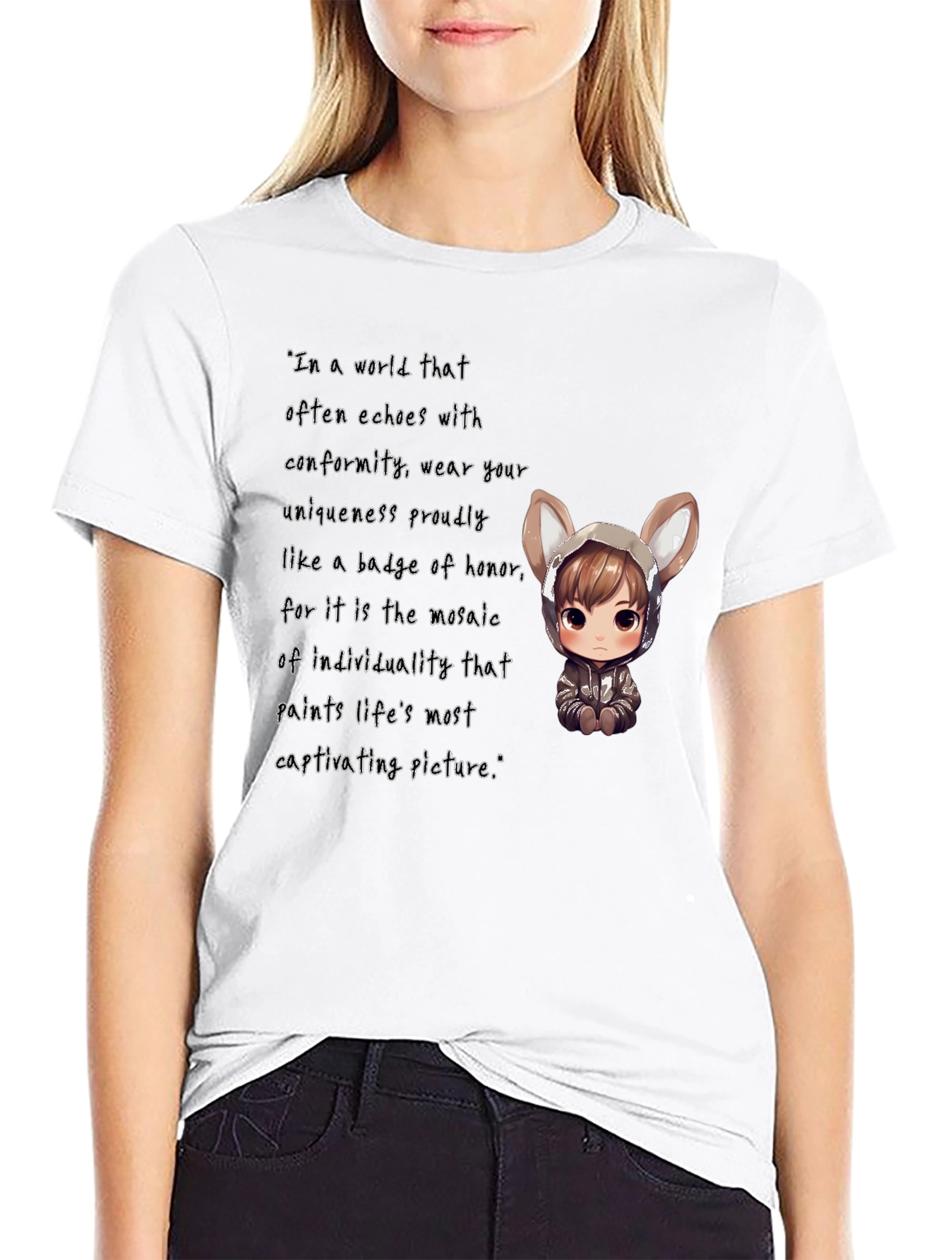 Unique Individuality Graphic T-Shirt
