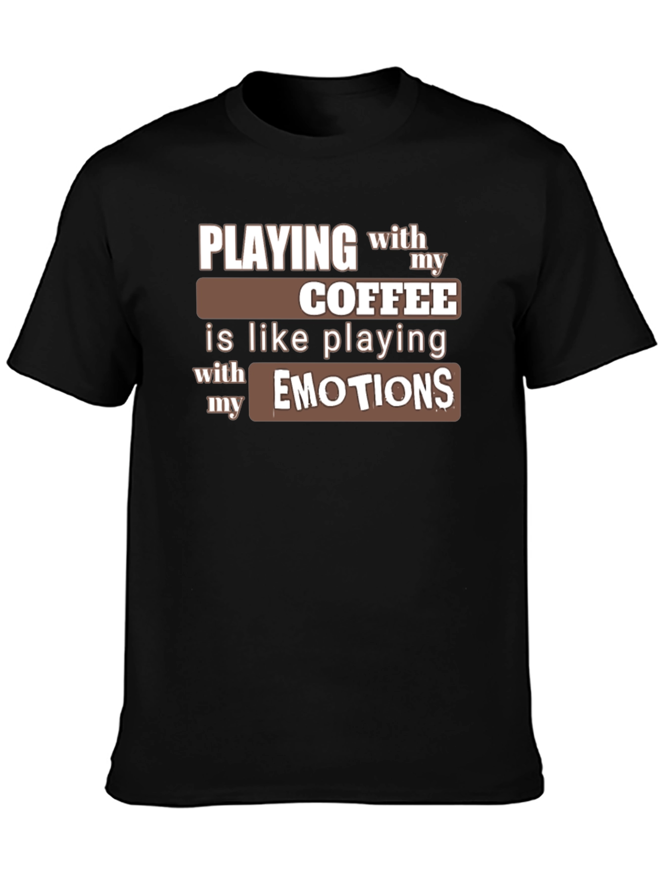 Coffee and Emotions Graphic T-Shirt