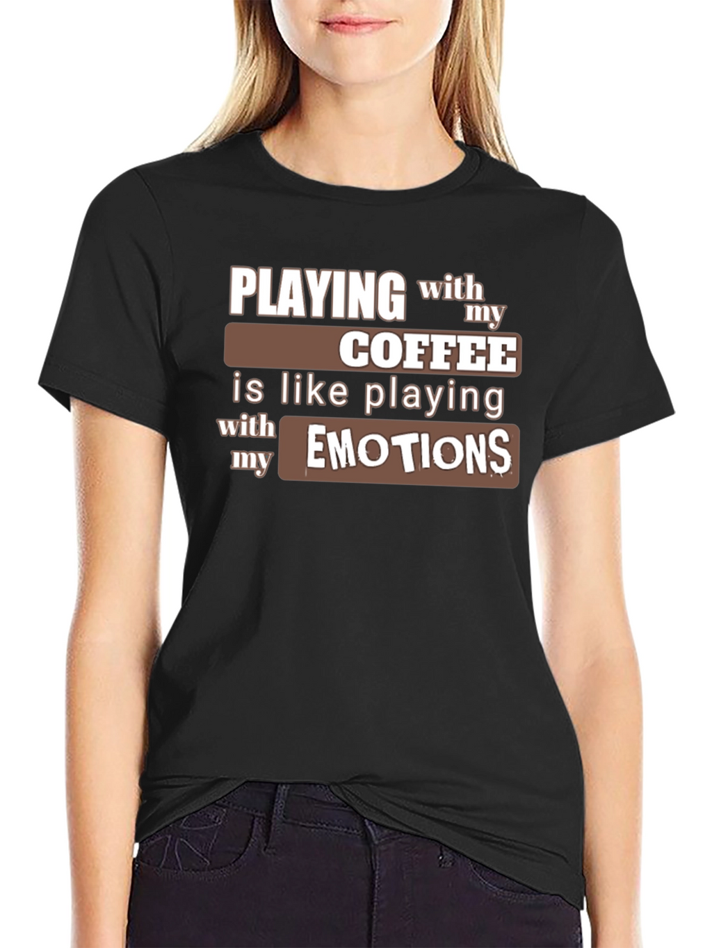 Coffee and Emotions Graphic T-Shirt