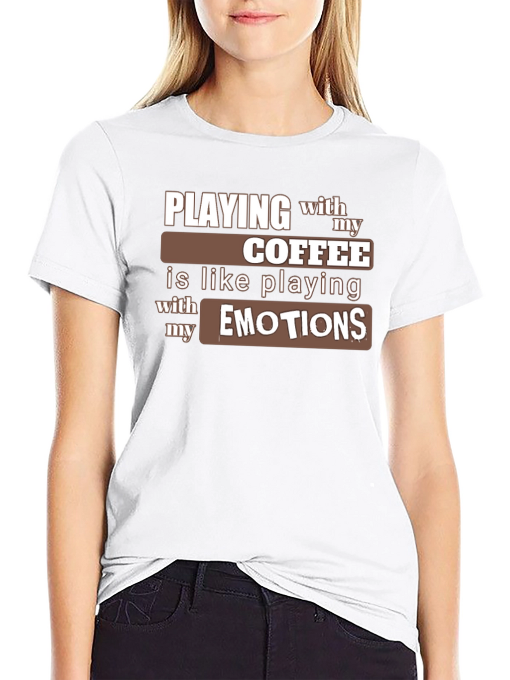 Coffee and Emotions Graphic T-Shirt